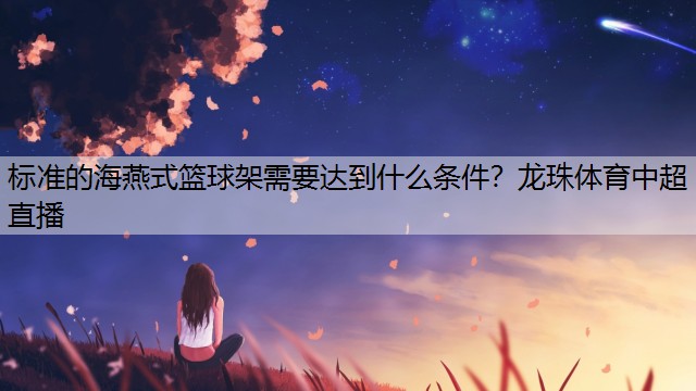 <strong>标准的海燕式篮球架需要达到什么条件？龙珠体育中超直播</strong>